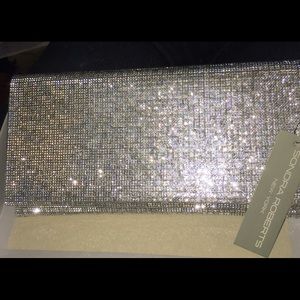 Sondra Roberts crystal clutch/shoulder bag